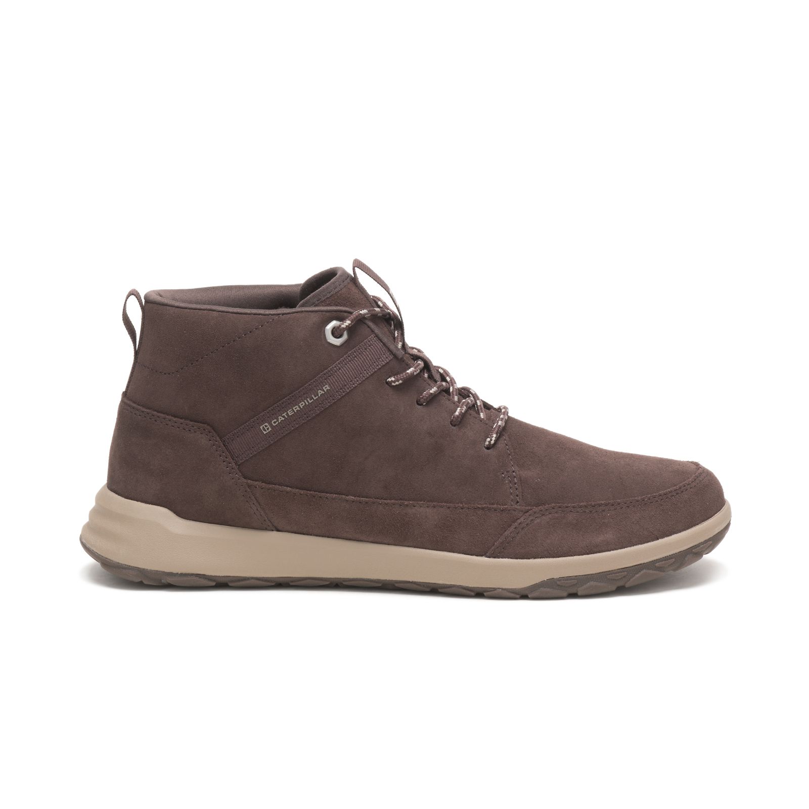 Men's Caterpillar Code Quest Mid Trainers Coffee Ireland WNGJ45609